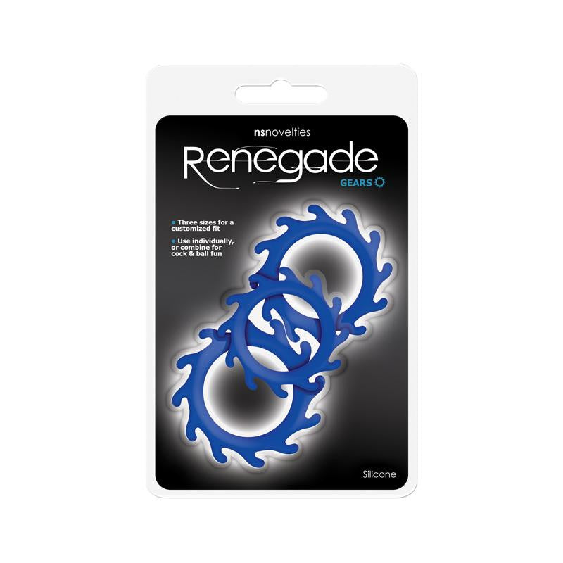 Renegade Gears Blue Cock Rings