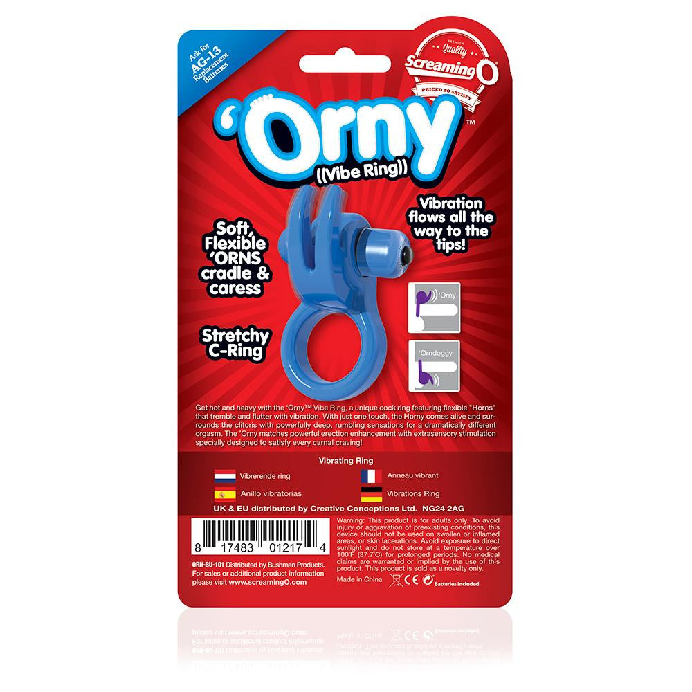 Orny Vibe Ring Blue (eaches)