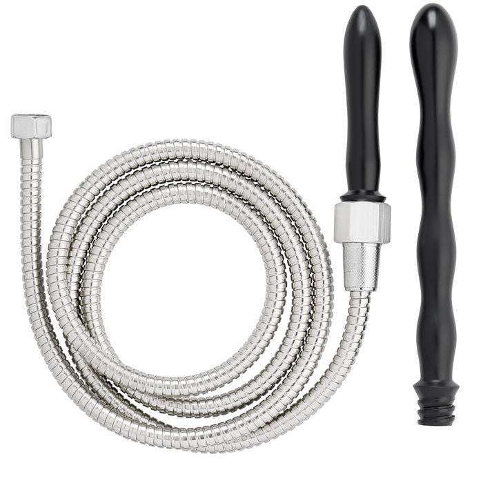 Cloud 9 Fresh + Deluxe Anal Enema Premium Shower Kit W- 2 Tips & 6 Ft Stainless Steel