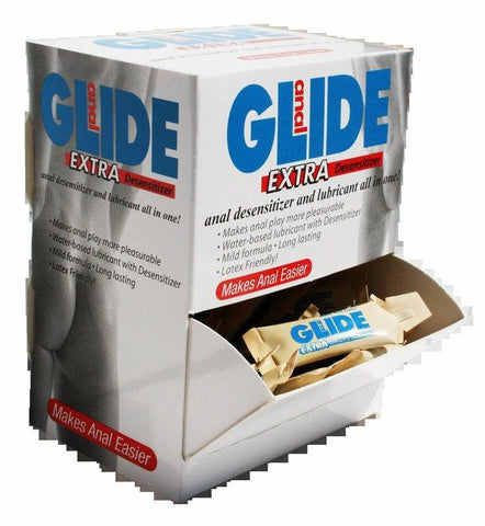 Anal Glide Extra 50 Pc Display