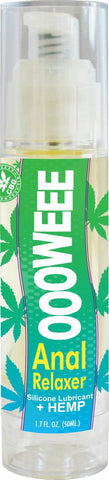 Oooweee Anal Relaxing Silicone Lubricant W-hemp Seed Oil 1.7oz