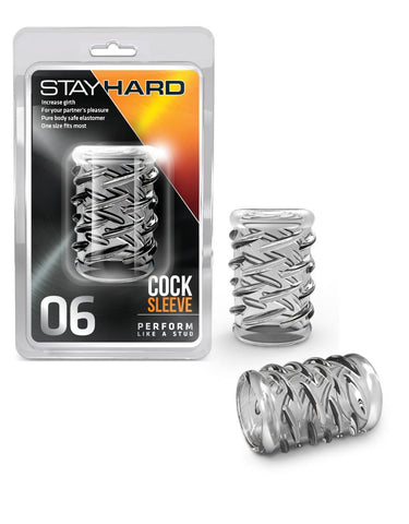 Stay Hard Cock Sleeve 06 Clear