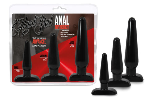 Hard Steel Anal Training Set Black