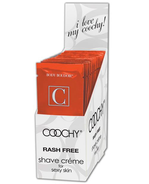 Coochy Shave Cream Tropical Tease 24pc Display