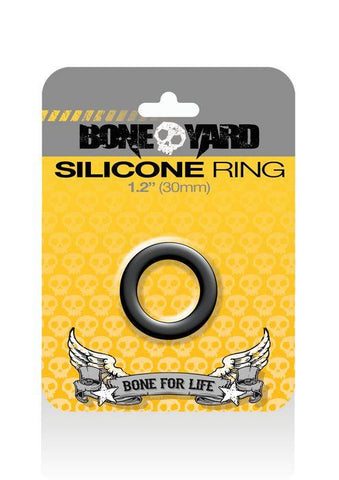 Boneyard Silicone Ring 30mm Black