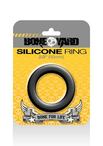 Boneyard Silicone Ring 50mm Black