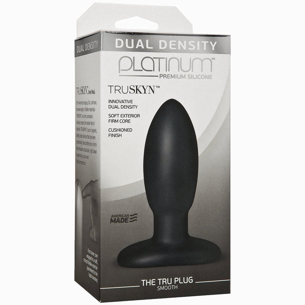 Platinum Truskyn Tru Plug Smooth Black