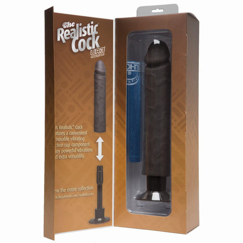 Realistic Cock 10 Vib. Black