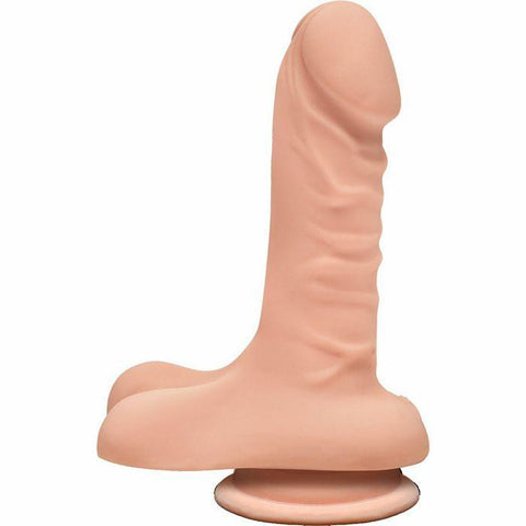 The D Super D 6 W-balls Vanilla Beige Dildo "