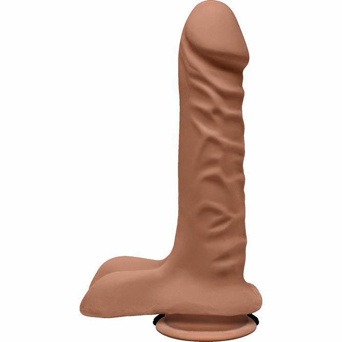 The D Super D 8 W-balls Caramel Tan Dildo "