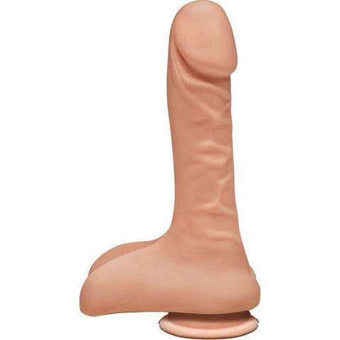 The D Super D 9 W-balls Vanilla Beige Dildo "