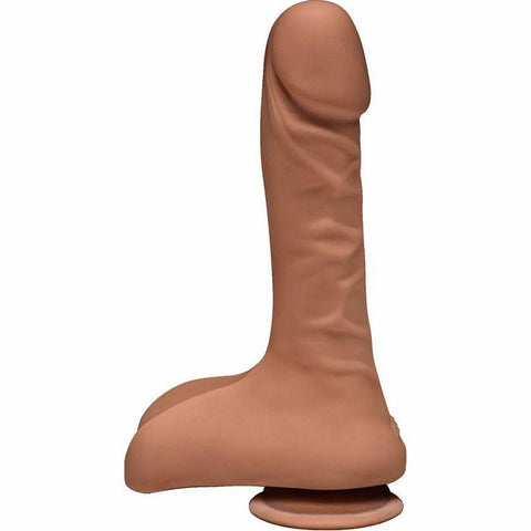 The D Super D 9 W-balls Caramel Tan Dildo "