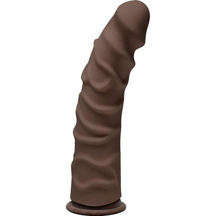 The D Ragin' D 8 Chocolate Brown Ultraskyn Dildo "