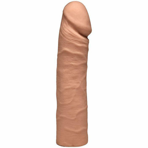 The D Ragin' Double D 16 Tan Caramel Ultraskyn Dildo "