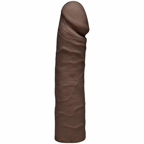 The D Ragin' Double D 16 Chocolate Brown Ultraskyn Dildo"