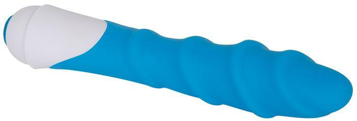 Twisted Silk Silicone Vibrator Blue