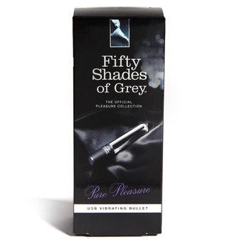 Fifty Shades Usb Vibrating Bullet Silver(net)