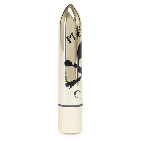 Motley Crue Classic Skull Gold 10 Function Bullet Vibrator (net)