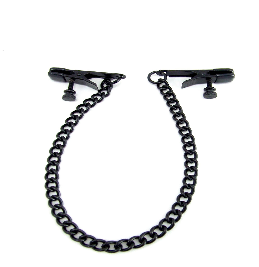 H2h Nipple Clamps Alligator W-chain Black