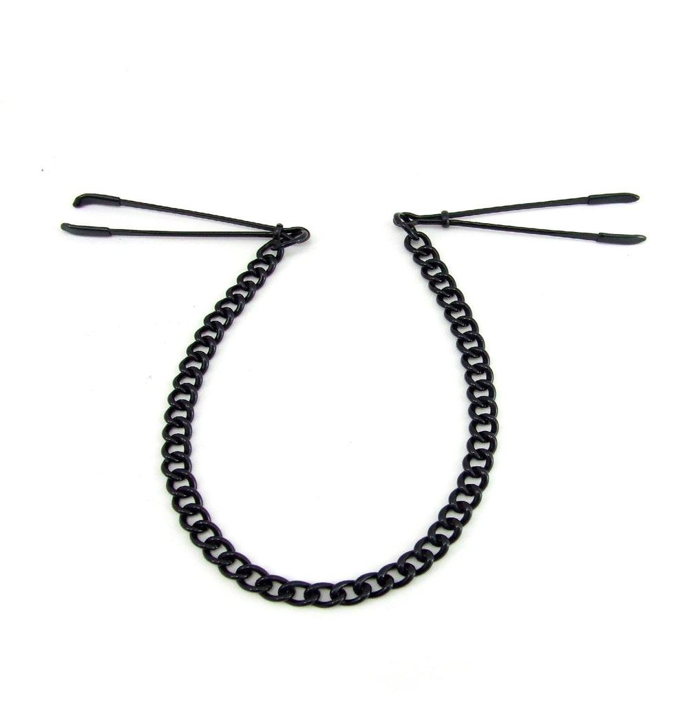 H2h Nipple Clamps Tweezer W-chain Black