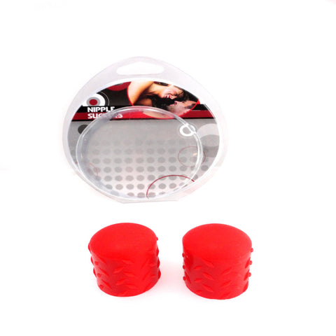 Nipple Suckers Silicone Medium Red