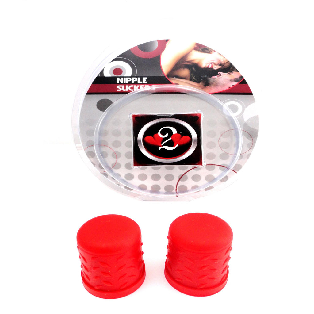 Nipple Suckers Silicone Large Red