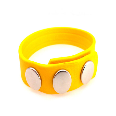 C Ring 3 Snap Biothane Yellow