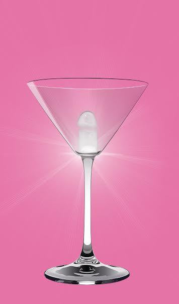 Light Up Martini Weenie Glass Clear