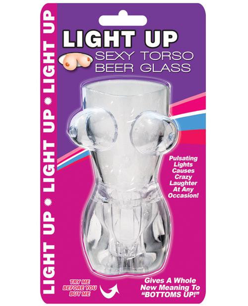 Light Up Boobie Torso Beer Glass