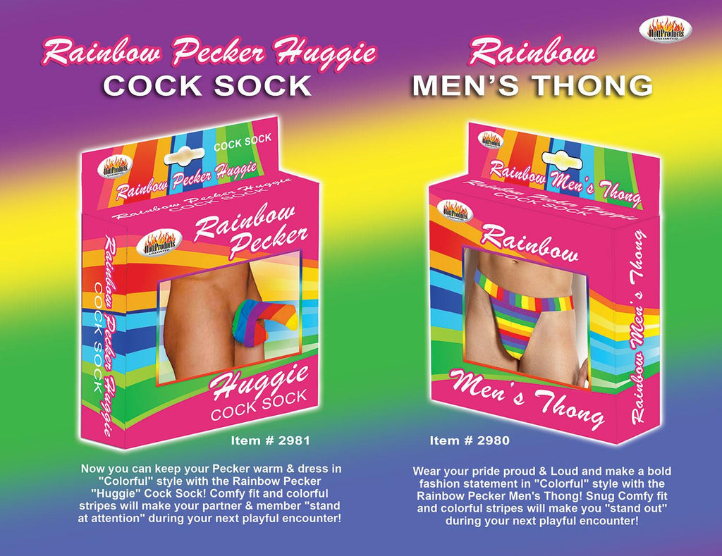 Rainbow Huggie Men's Cock Sock