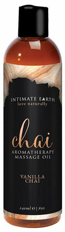 Intimate Earth Chai Massage Oil 8 Oz