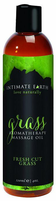 Intimate Earth Grass Massage Oil 4oz