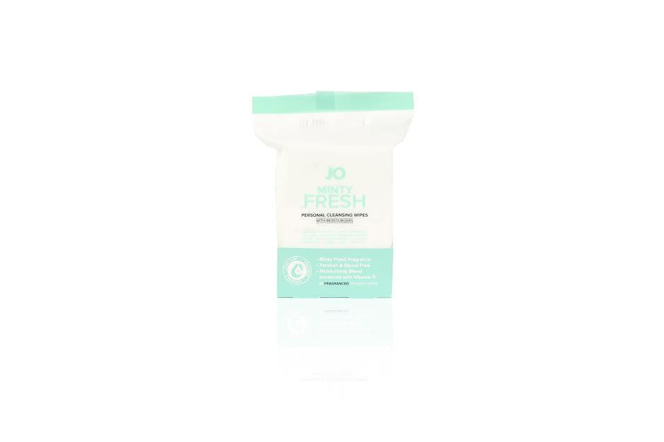 Jo Personal Cleansing Wipes Minty Single 24pc