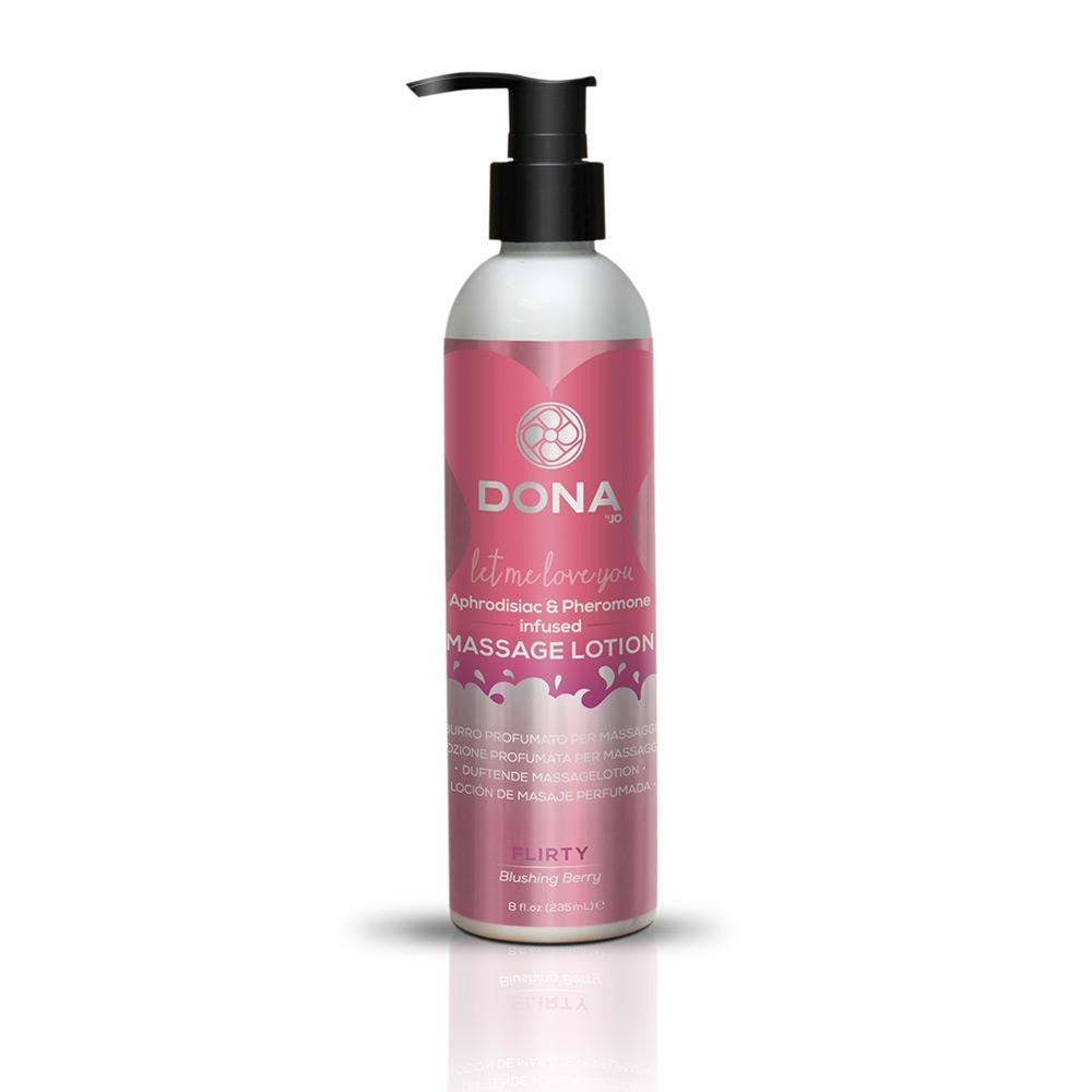 Dona Massage Lotion Flirty Blushing Berry 8 Oz (end Jan)