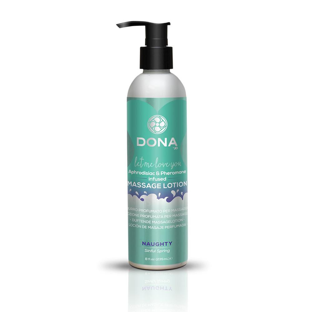 Dona Massage Lotion Naught Sinful Spring 8 Oz