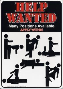 Help Wanted Many Positions Available Metal Sign