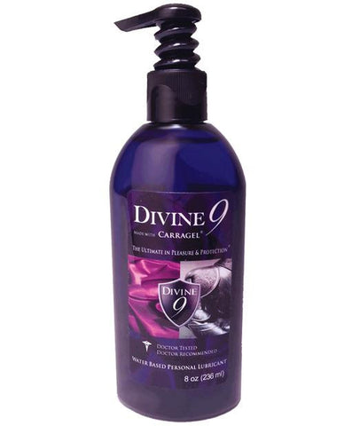 Divine 9 Water Based Lubricant Pump 8oz