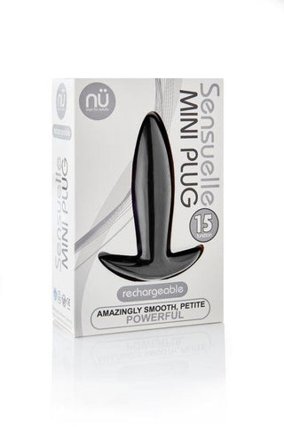 Sensuelle Mini Butt Plug Black