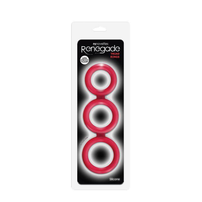 Renegade Triad Cock Ring Red