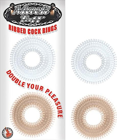 Mack Tuff Ribbed Cock Rings