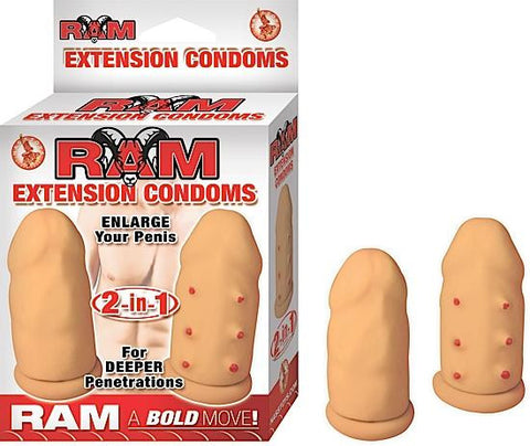 Ram Extension Condoms Flesh