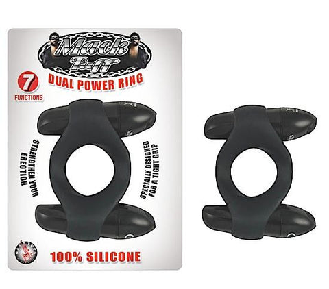 Mack Tuff Dual Power Rings Black