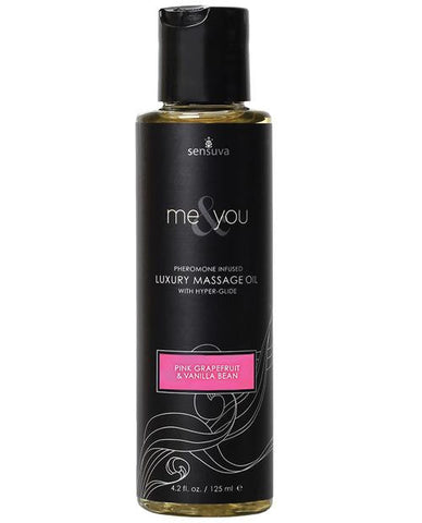 Me & You Massage Oil Grapefrui Vaniilla 4.2 Oz