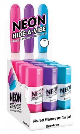 Neon Hide A Vibe 12pc Display