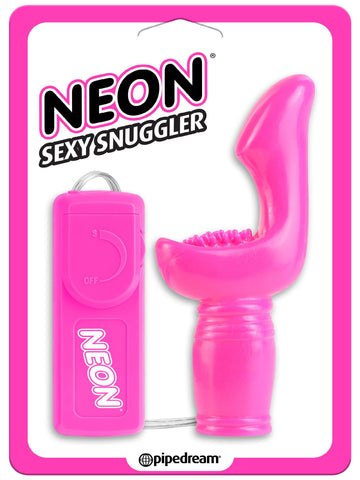 Neon Sexy Snuggler Pink Vibrator