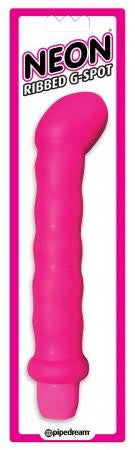 Neon Ribbed G Spot Pink