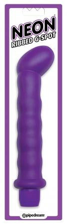 Neon Ribbed G Spot Purple