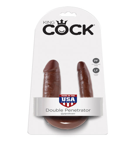 King Cock Double Trouble Small Brown