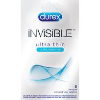 Durex Invisible 8 Pk