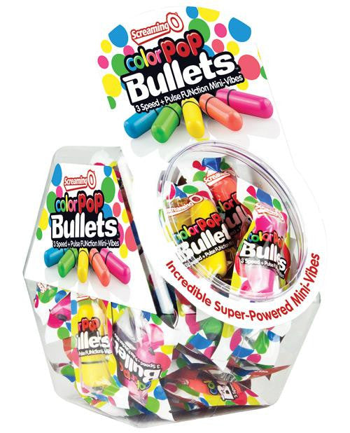 Color Pop Bullets 40pc Fishbowl